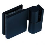 SH50-L/BLACK/Петля стіна скло з функцією підйому/ліва