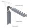 GS02/Коробка алюмінієва без наличника / анод