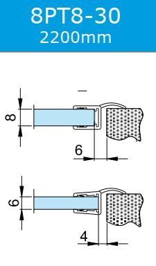 8PT8-30/6-8мм/2,2м  